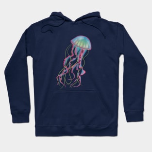 Amazing glowing jellyfish Hoodie